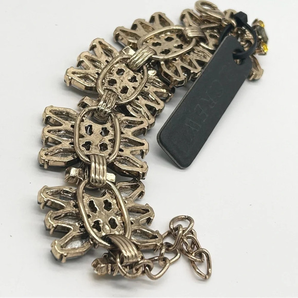 J. Crew Jeweled Link Bracelet NWT - Picture 4 of 4